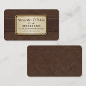 Executive Brown Visitekaartje (Voorkant / Achterkant)
