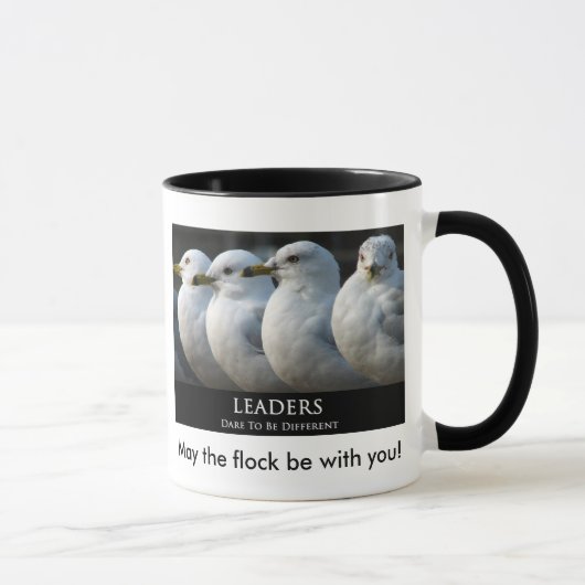 Executive-cadeau - Motivatie Mok voor nieuwheid (Rechts)