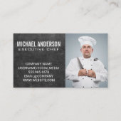Executive Chef | Aangepast Afbeelding toevoegen Visitekaartje (Voorkant)