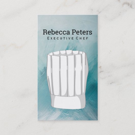 Executive Chef | Chef Hoed Visitekaartje (Voorkant)