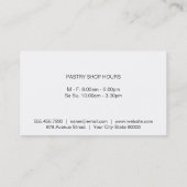 Executive Chef | Chef-Pet en whisky Visitekaartje (Achterkant)