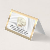 Executive Chef | Culinair Metallic Zakelijk Visitekaartje (Achterkant)