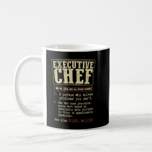 Executive Chef Funny Definition Koffiemok