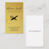 Executive Chef | Goud Elite Visitekaartje (Voorkant / Achterkant)