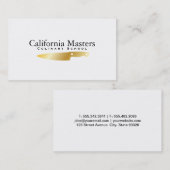 Executive Chef | Goud II Visitekaartje (Voorkant / Achterkant)