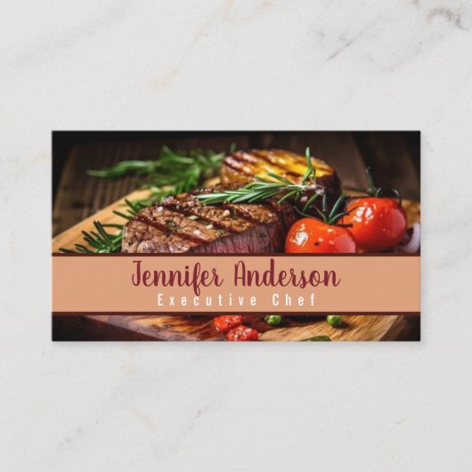 Executive Chef Persoonlijke Chef Sous Chef Restaur Visitekaartje (Voorkant)