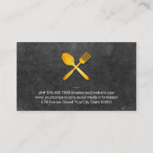 Executive Chef Slate | culinair Visitekaartje (Achterkant)