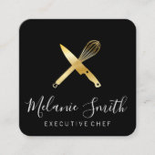 Executive Chef Vierkante Visitekaartje (Voorkant)
