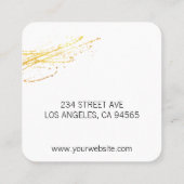 Executive Chef Vierkante Visitekaartje (Achterkant)