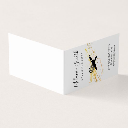 Executive Chef Visitekaartje (Buitenkant)