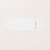 Executive Chef Visitekaartje (Binnenkant ongevouwen)