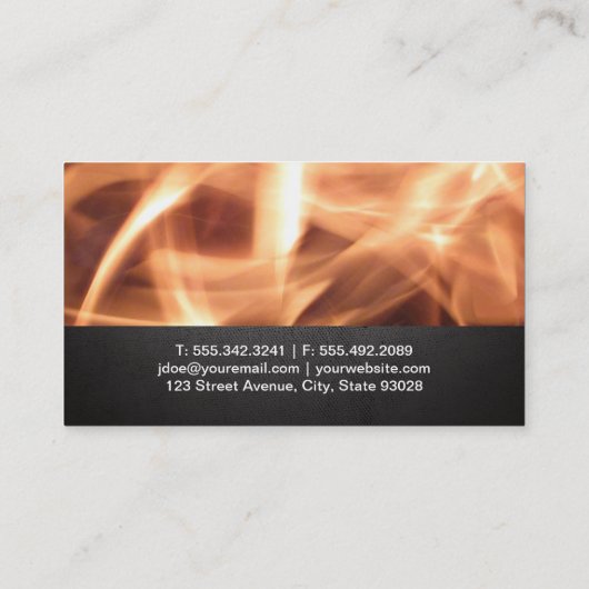 Executive Chef | Vuur Visitekaartje (Achterkant)