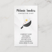 Executive Chef | Wok Pan en Egg Visitekaartje (Voorkant)