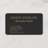 Executive Coach QR Code Professional Visitekaartje (Voorkant)