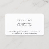 Executive Culinaire Master | Gouden Whisk Marmer Visitekaartje (Achterkant)