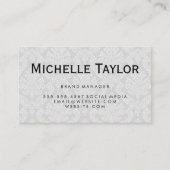 Executive Damask-patroon Visitekaartje (Voorkant)