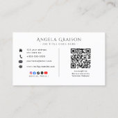 Executive Director Business Card  Visitekaartje (Achterkant)
