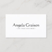 Executive Director Business Card  Visitekaartje (Voorkant)