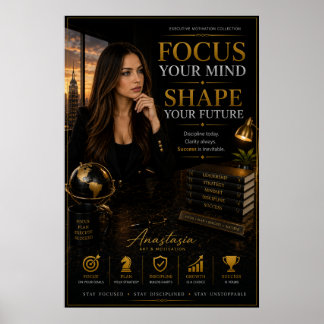 Executive Discipline & Succeskantoorposter Poster
