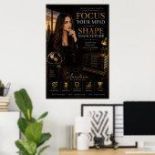 Executive Discipline & Succeskantoorposter Poster (Thuiskantoor)