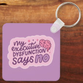 Executive Dysfunction Funny Quote Mug Sleutelhanger (Achterkant)