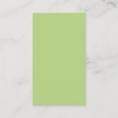Executive Edge-Visitekaartje, Sage Green Visitekaartje (Achterkant)