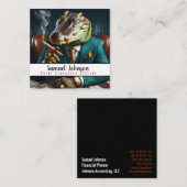 Executive Funny CEO Algemeen directeur Vierkante Visitekaartje (Voorkant / Achterkant)