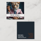 Executive Funny CEO Algemeen directeur Vierkante Visitekaartje (Voorkant / Achterkant)