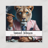 Executive Funny CEO Algemeen directeur Vierkante Visitekaartje (Voorkant)