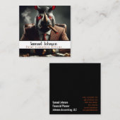 Executive Funny CEO Algemeen directeur Vierkante Visitekaartje (Voorkant / Achterkant)