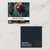 Executive Funny CEO Algemeen directeur Vierkante Visitekaartje (Voorkant / Achterkant)