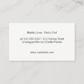 Executive Gold Expressive Visitekaartje (Achterkant)