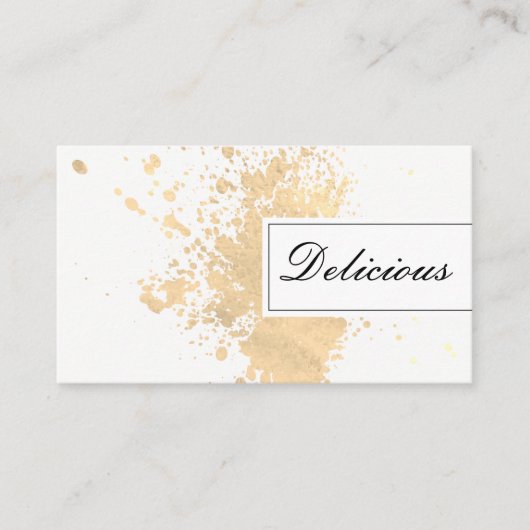 Executive Gold Expressive Visitekaartje (Voorkant)