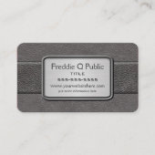 Executive Gray Visitekaartje (Voorkant)