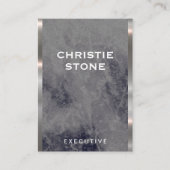Executive Lux Trim | Zwarte marmer Visitekaartje (Voorkant)