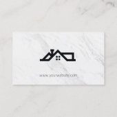 Executive makelaar / Marmer Afsprakenkaartje (Achterkant)