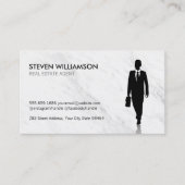 Executive makelaar / Marmer Afsprakenkaartje (Voorkant)