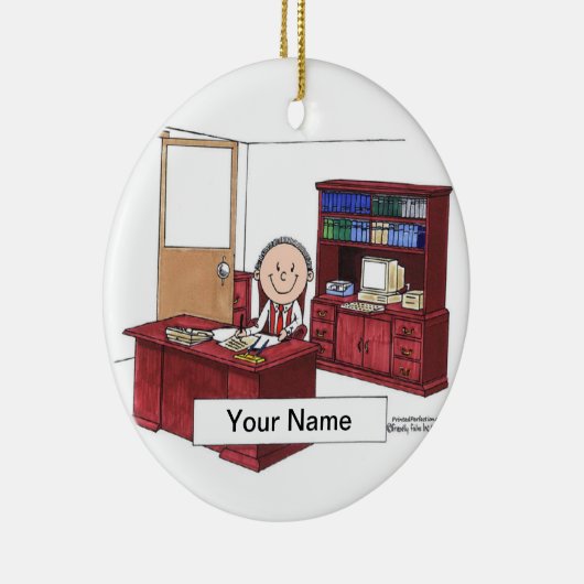 Executive - Mannelijk Keramisch Ornament (Rechts)