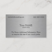 Executive Metallic Texture Print Visitekaartje (Voorkant)