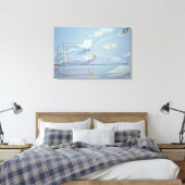 Executive Money Canvas Afdruk (Insitu (Slaapkamer))