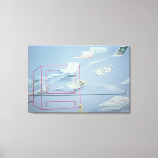 Executive Money Canvas Afdruk (Voorkant)