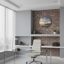 Executive Office Lighthouse Acrylic Wall Clock Grote Klok