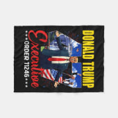 Executive Order 11246 47e President Trump 2025 Fleece Deken (Voorkant (Horizontaal))