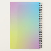  Executive Pastel Planner – Custom Name Cover (Achterkant)