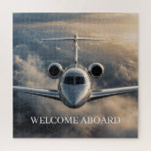 Executive Privé Jet Legpuzzel (Verticaal)