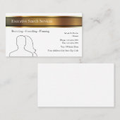 Executive Search Werkgelegenheidsbureau Visitekaar Visitekaartje (Voorkant / Achterkant)