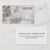 Executive | Signature Series (Marmer) Visitekaartje (Voorkant / Achterkant)