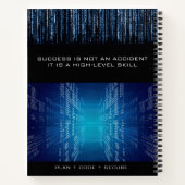 Executive Technical Cyber Graph Paper Notebook Notitieboek (Achterkant)