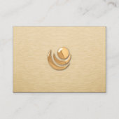 Executive VIP Gold Aangepaste profielkaarten Visitekaartje (Achterkant)