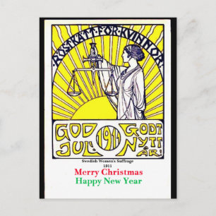 exemplaar Zweedse kerstBriefkaart Briefkaart